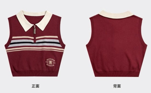 【予約販売】ホグワーツ魔法魔術学校 ノースリーブポロニット