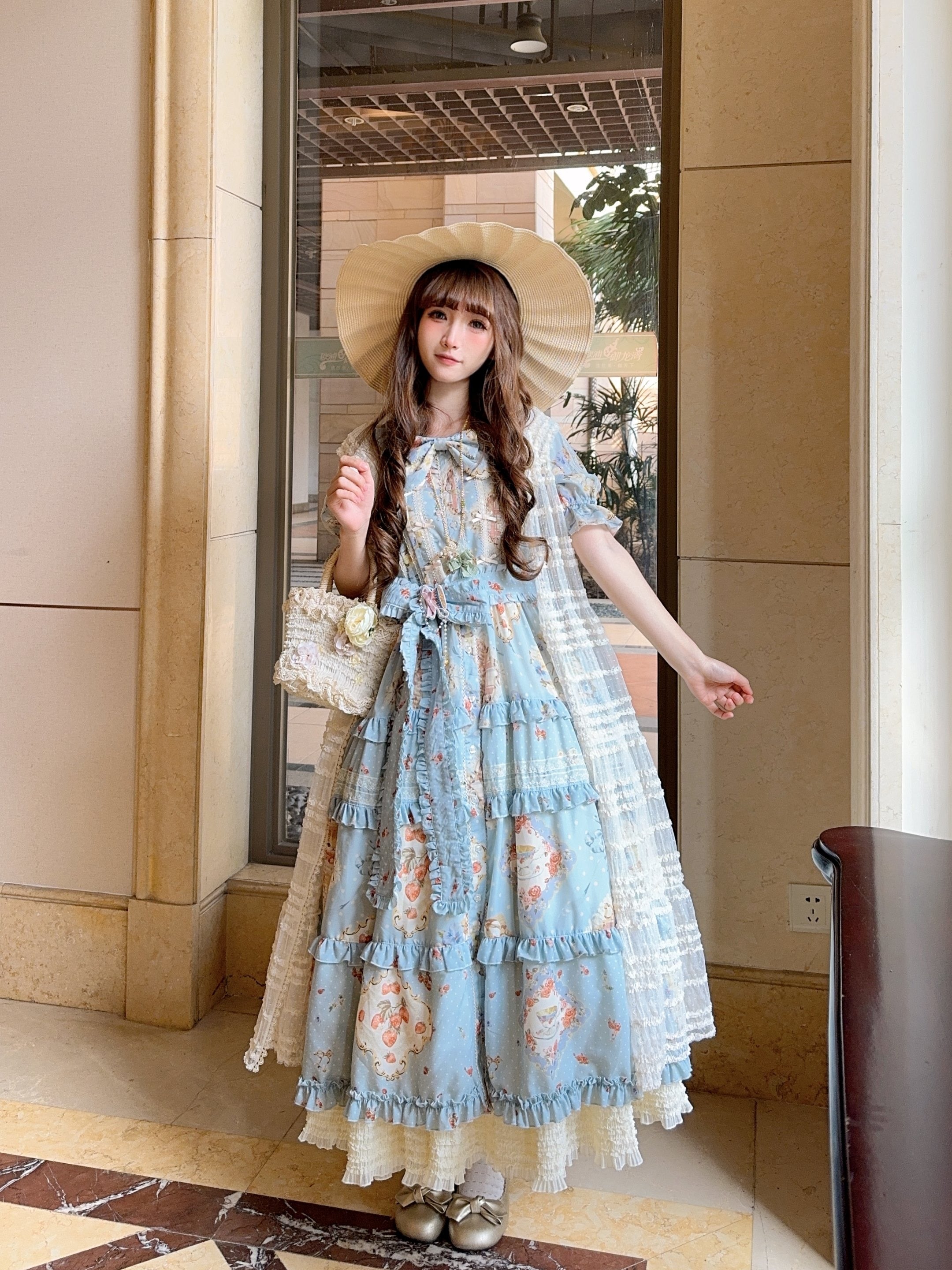[Pre-orders available until 2/19] Cat Rose Tea Party Daily Dress