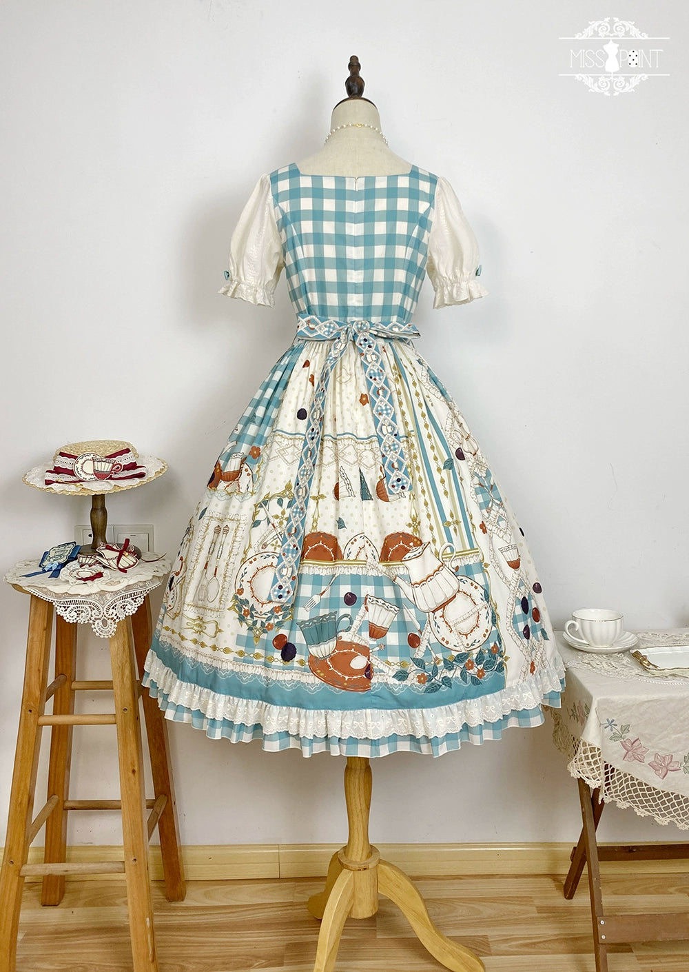 [Pre-order] Picnic Tea Party Square Neck Dress