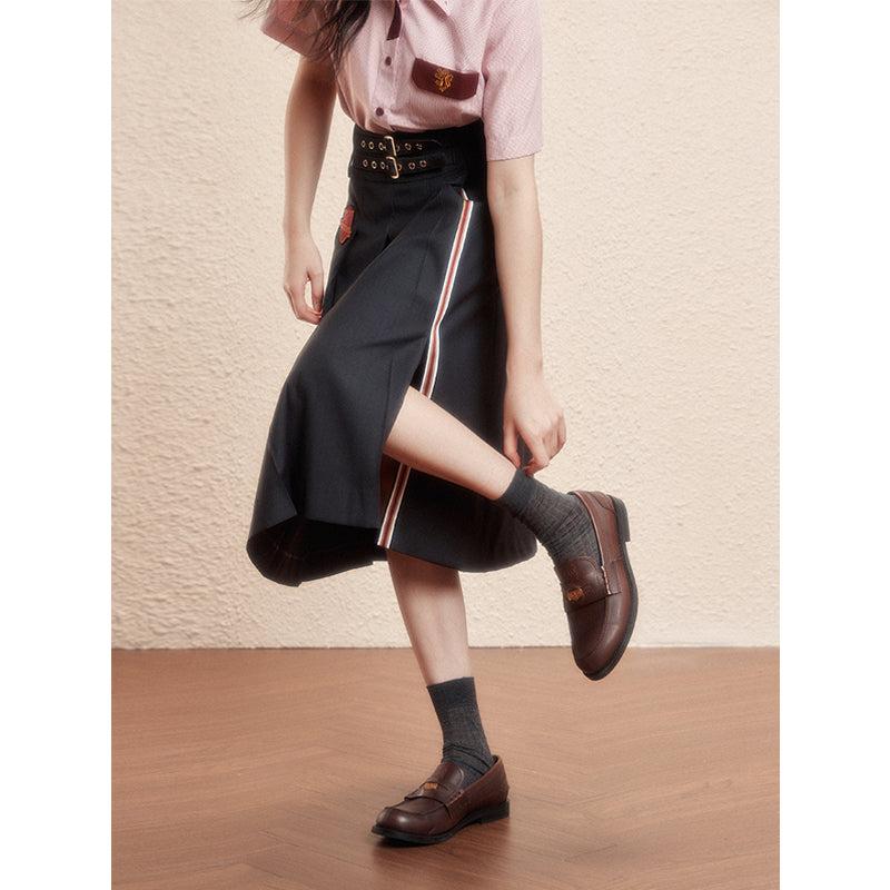 [Pre-order] Hogwarts School of Witchcraft and Wizardry Lined Midi Length Slit Skirt