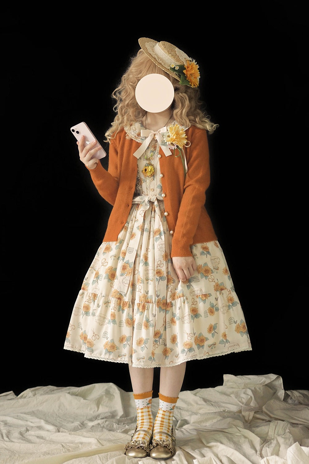 [Pre-order] Gardening Sunflower Daily Dress