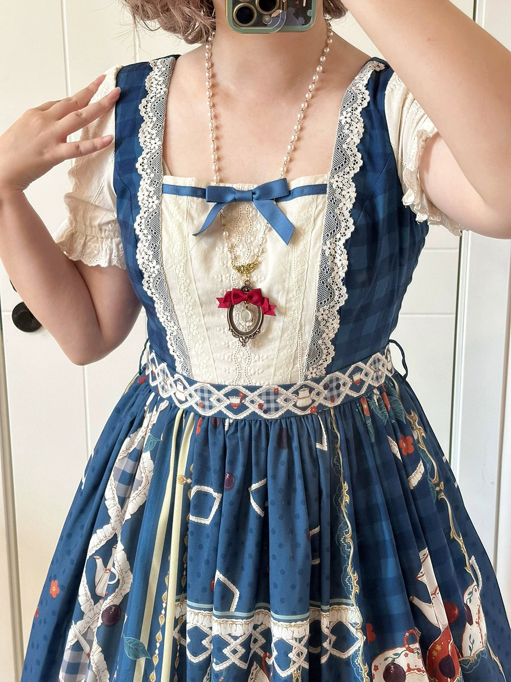 [Pre-order] Picnic Tea Party Square Neck Dress