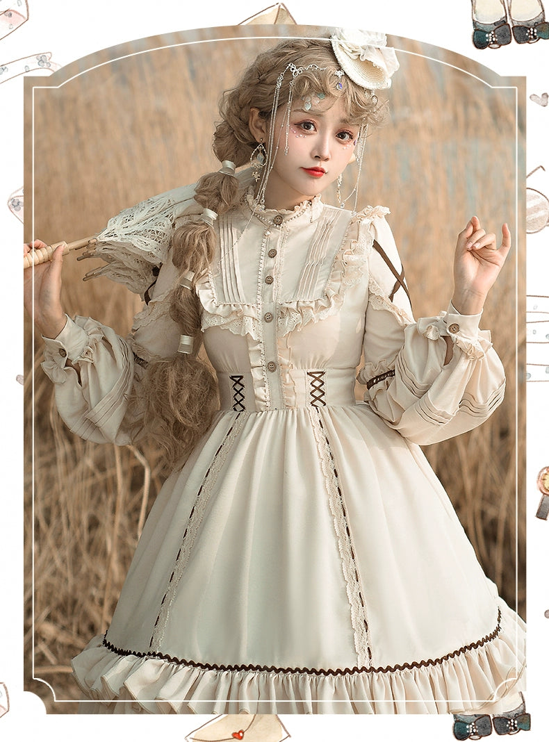 Shepherd Girl 2way Skirt Length Dress
