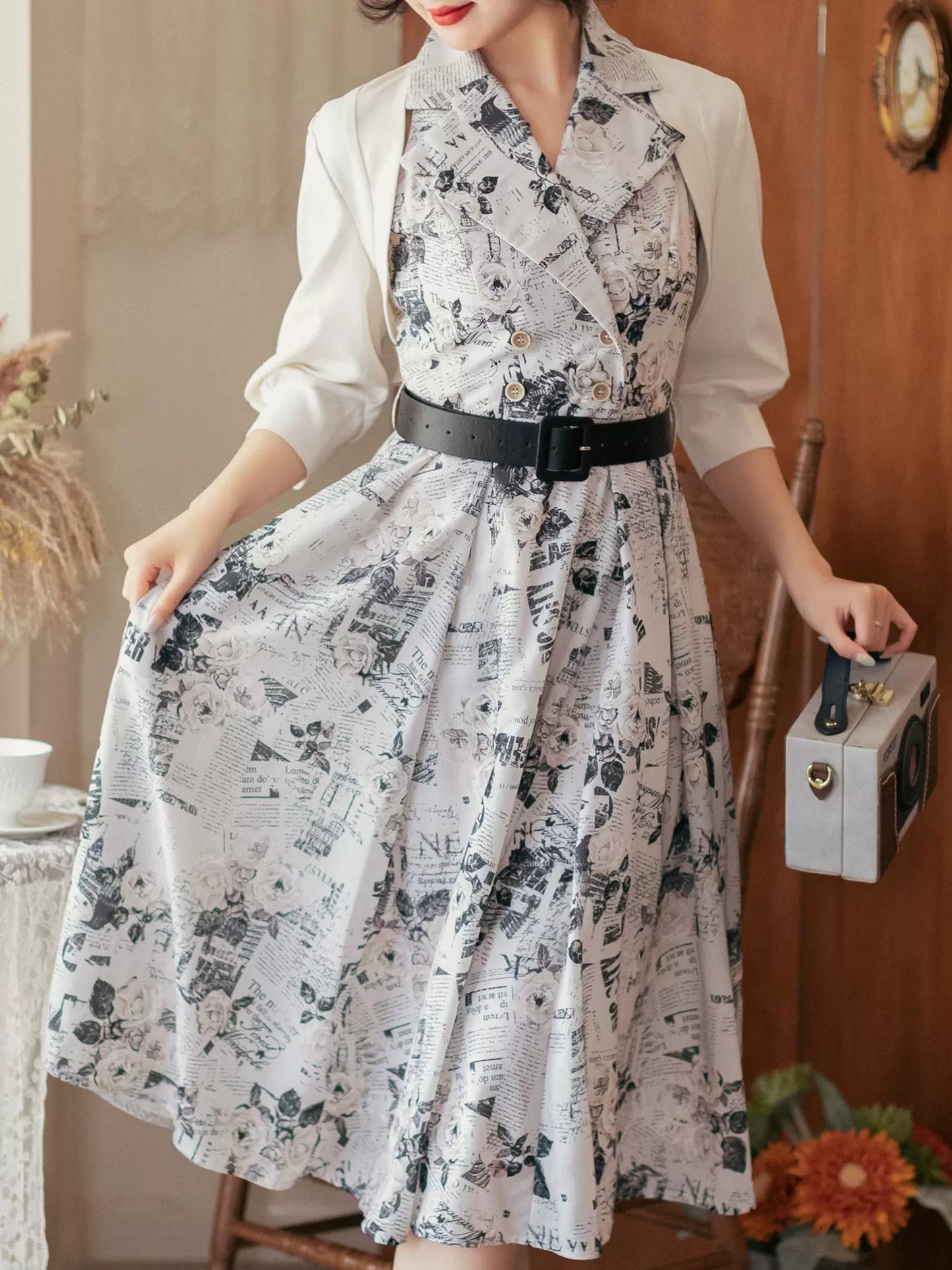 Afternoon Forest Retro Elegant Bolero [Buy together for 20% off!]