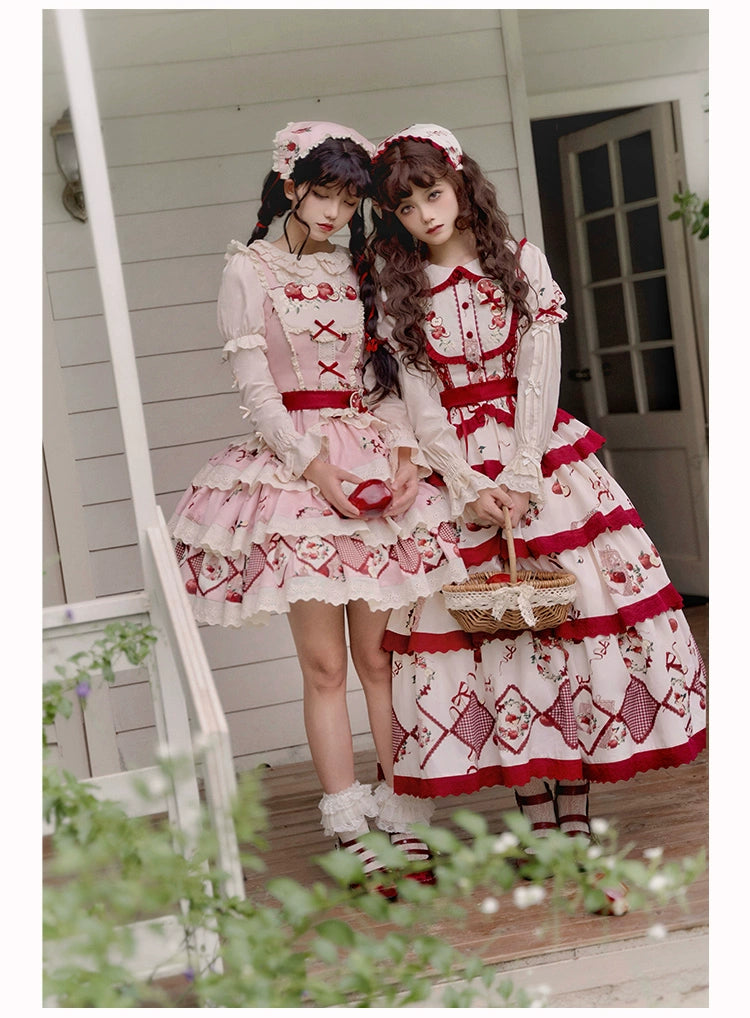 Apple Orchard Short skirt and sleeveless top set