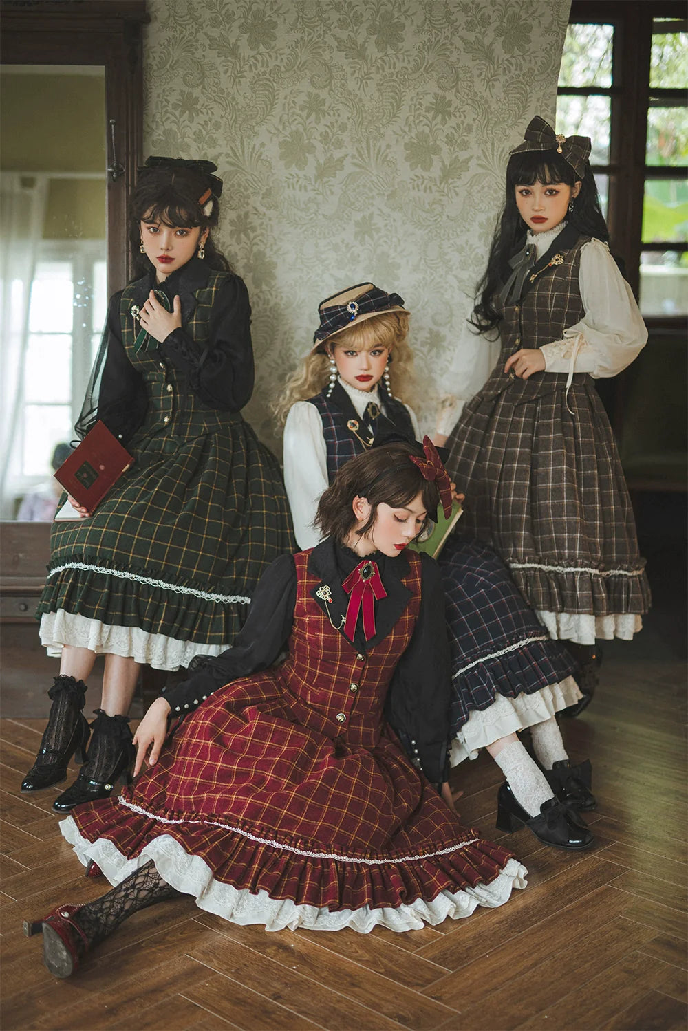 【予約販売】英国クラシカルロリィタ ウォームチェックベスト
