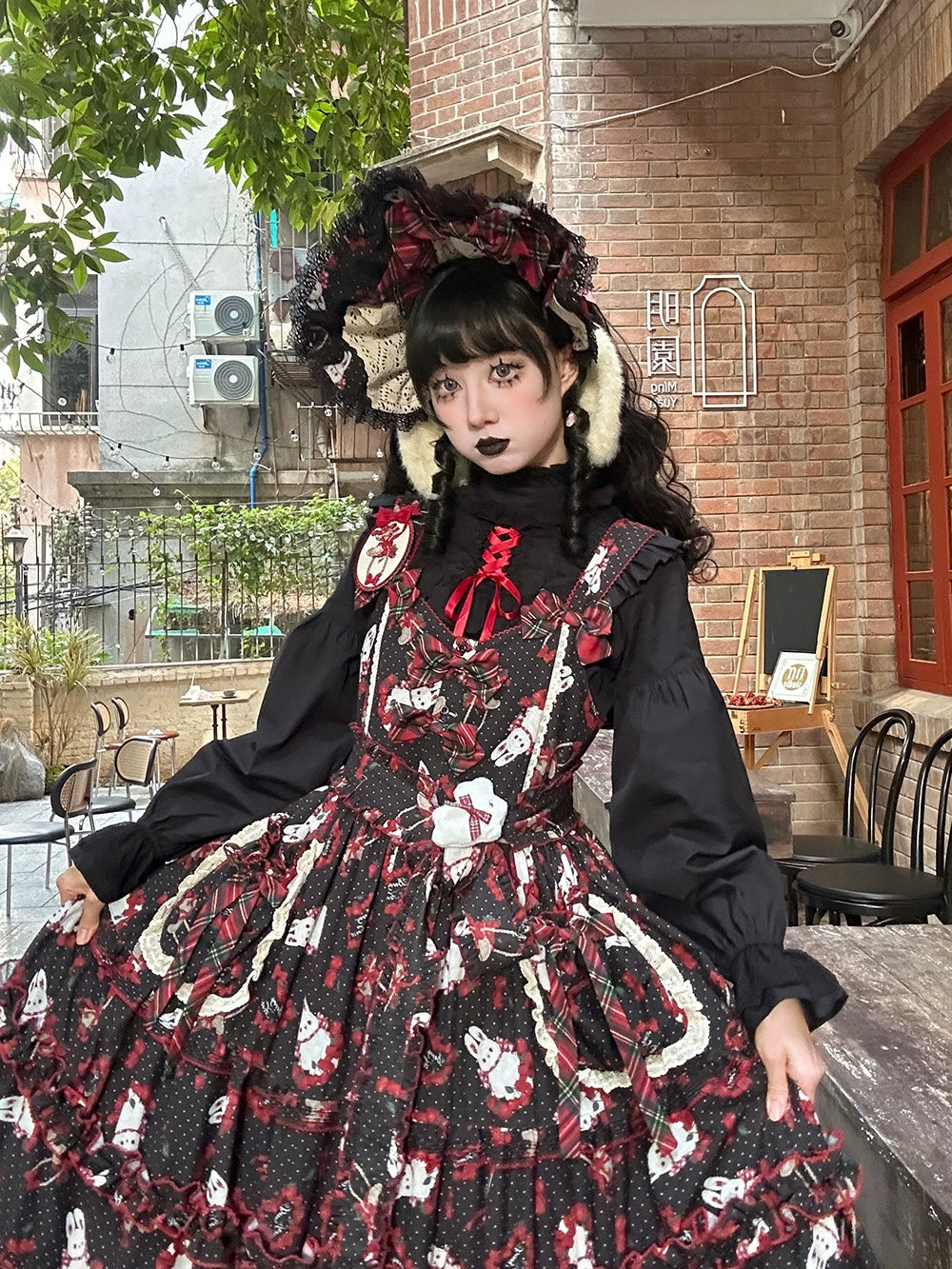 【予約販売】Sweet Berry Rabbit ジャンパースカート