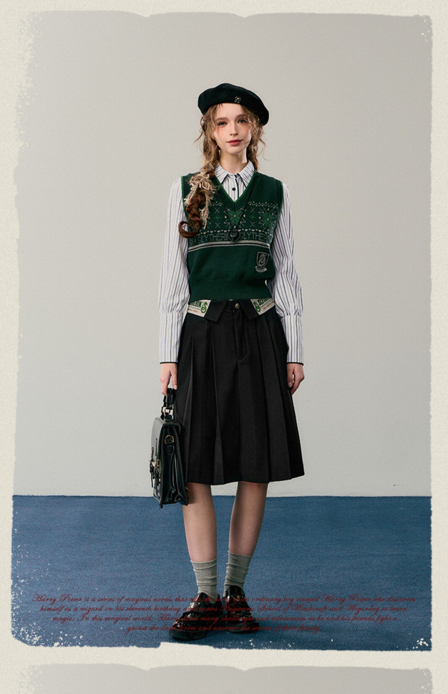 [Pre-order] Hogwarts School of Witchcraft and Wizardry Folded Pleated Skirt