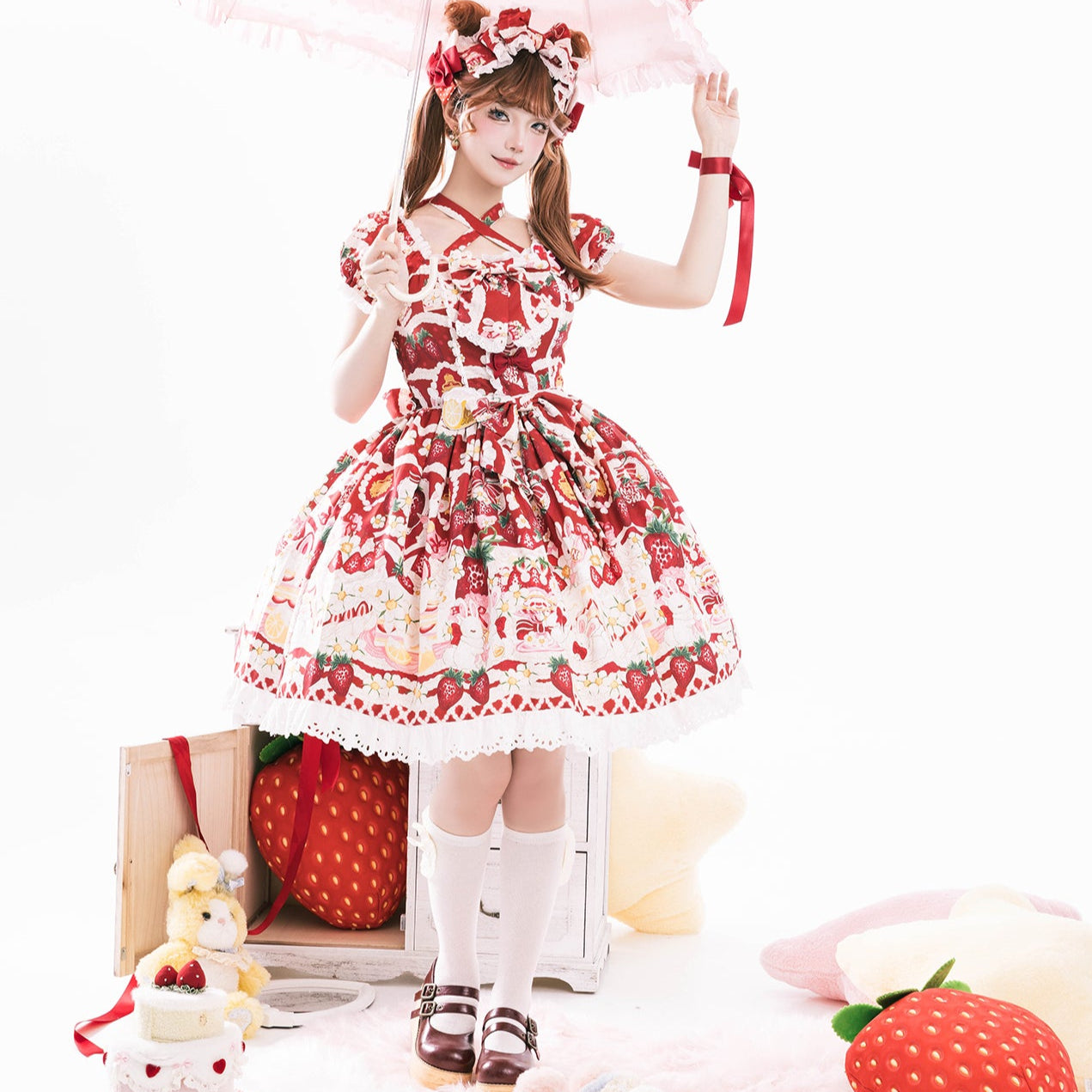 【受注予約4/13まで】Lemon Berry プリントワンピース