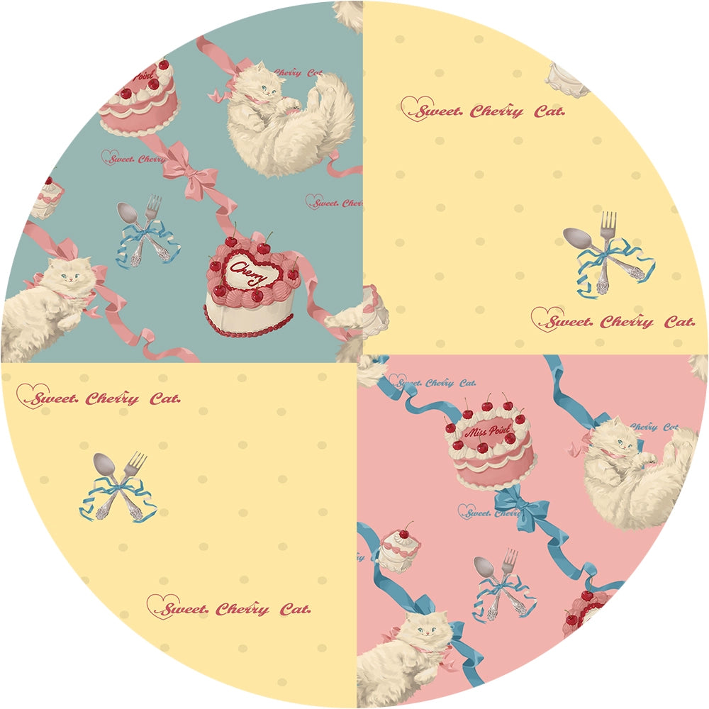 【予約販売】Sweet Cherry Cat ビブスジャンパースカート