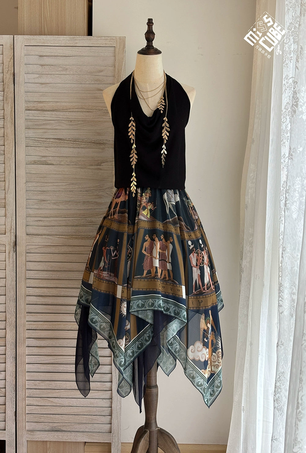 【受注予約6/12まで】Papyrus Story イレギュラーヘムスカート