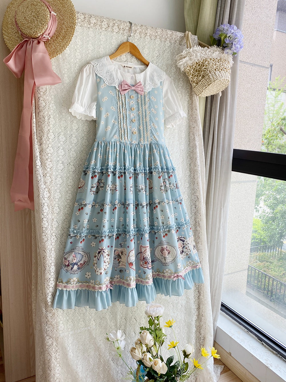 [Pre-orders available until 2/19] Sweetie Sheep Fake Layered Dress