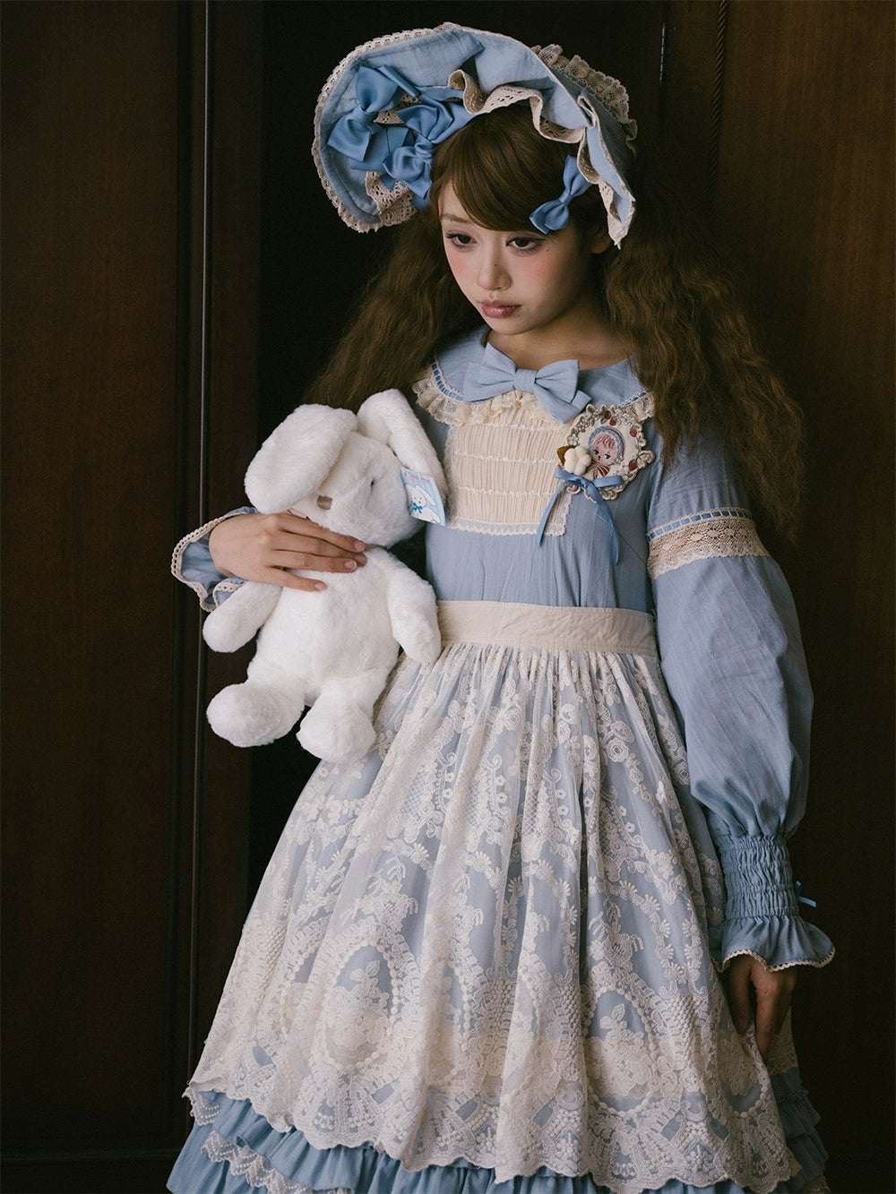 【予約販売】Sweetie Sheep フリルワンピース・無地タイプ