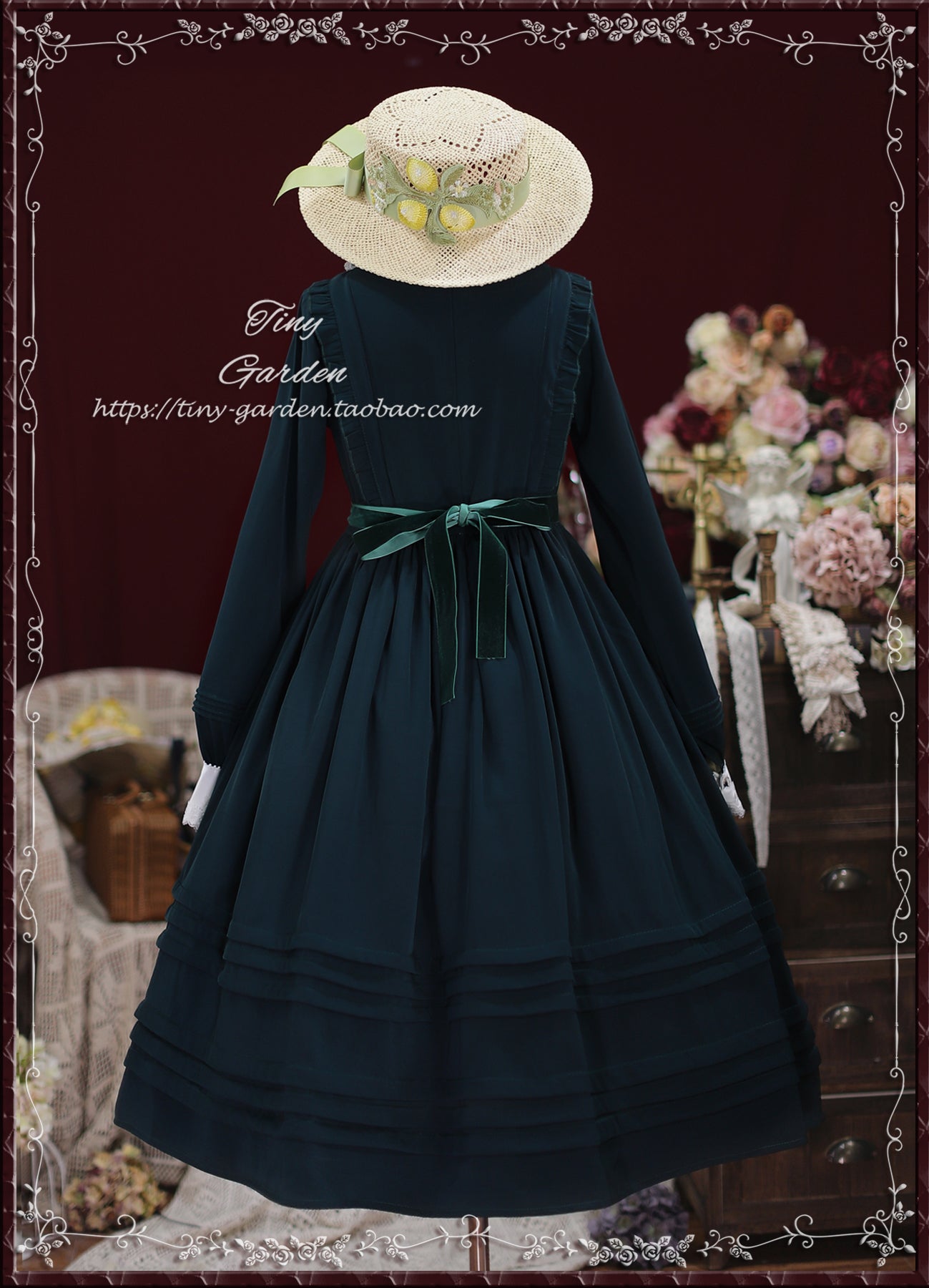 【予約販売】英国クラシカル起毛ワンピース