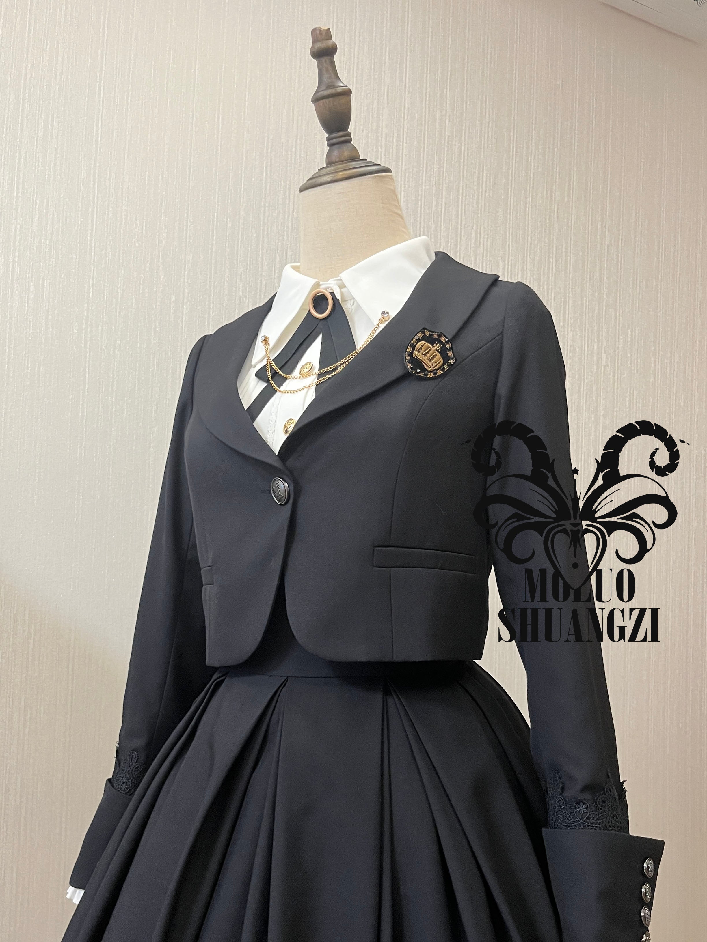 Random Cutting Classic Short Jacket