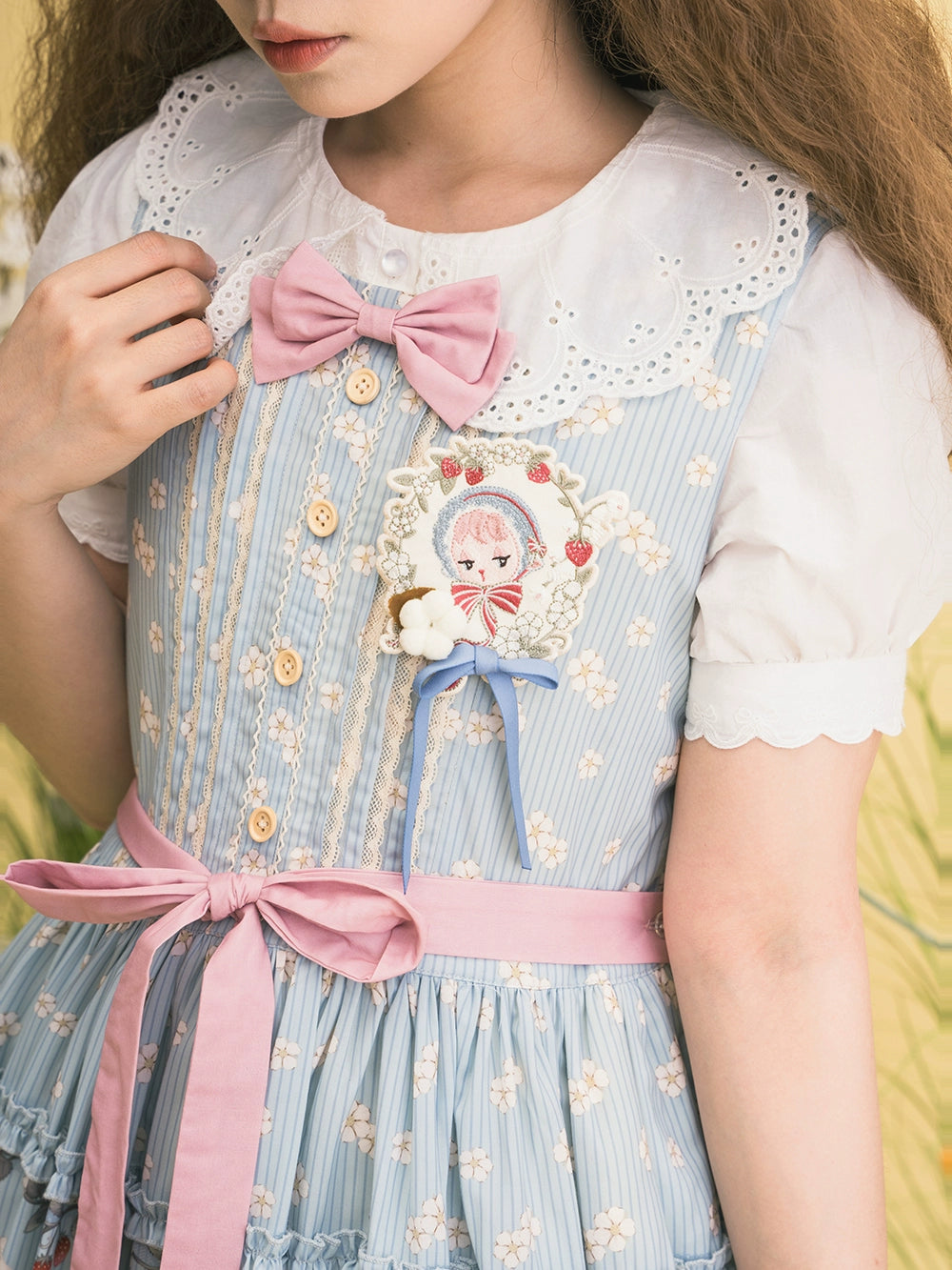 【予約販売】Sweetie Sheep プリントジャンパースカート