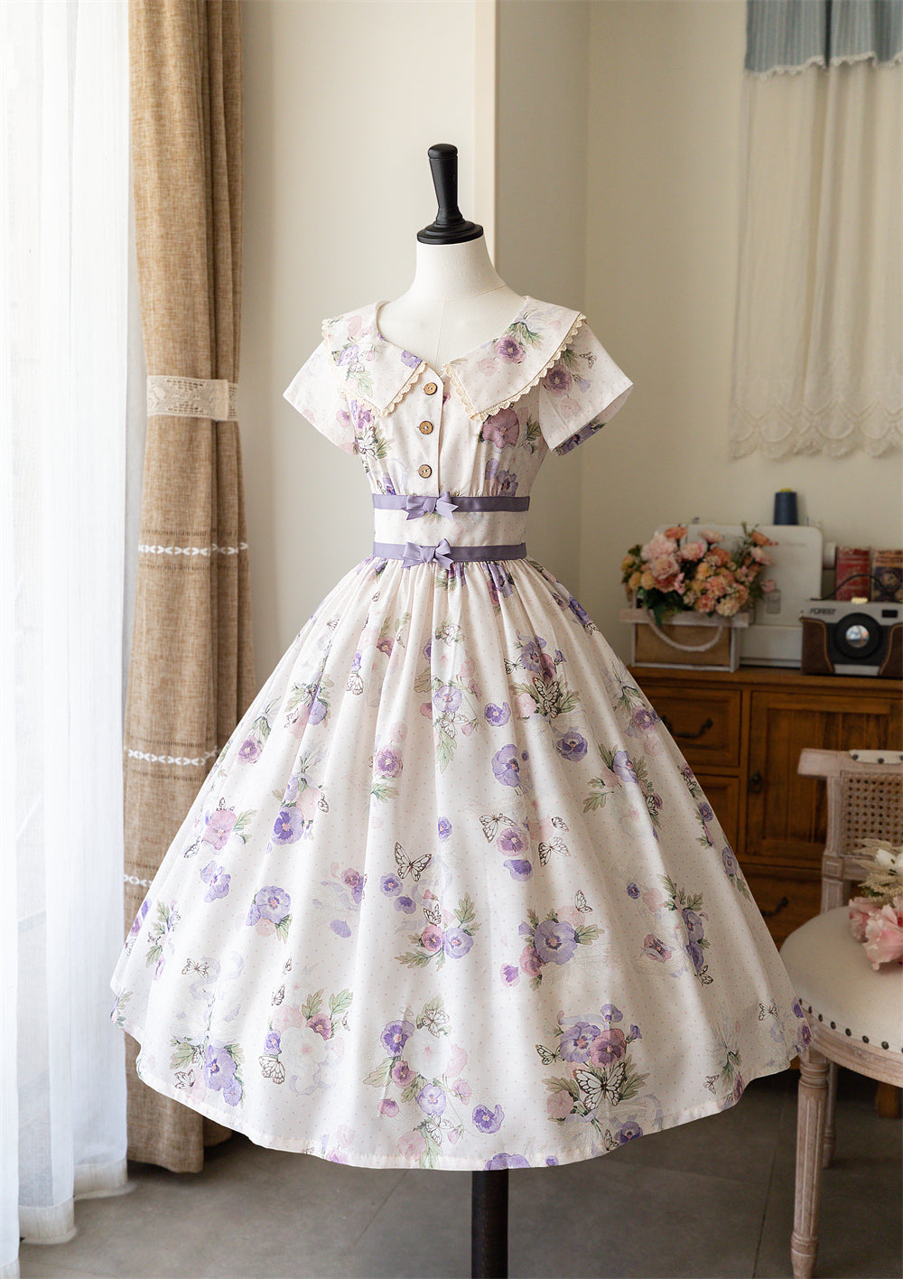 Forest Holidays Summer Dress with Headband, 5 Patterns [Type 1]