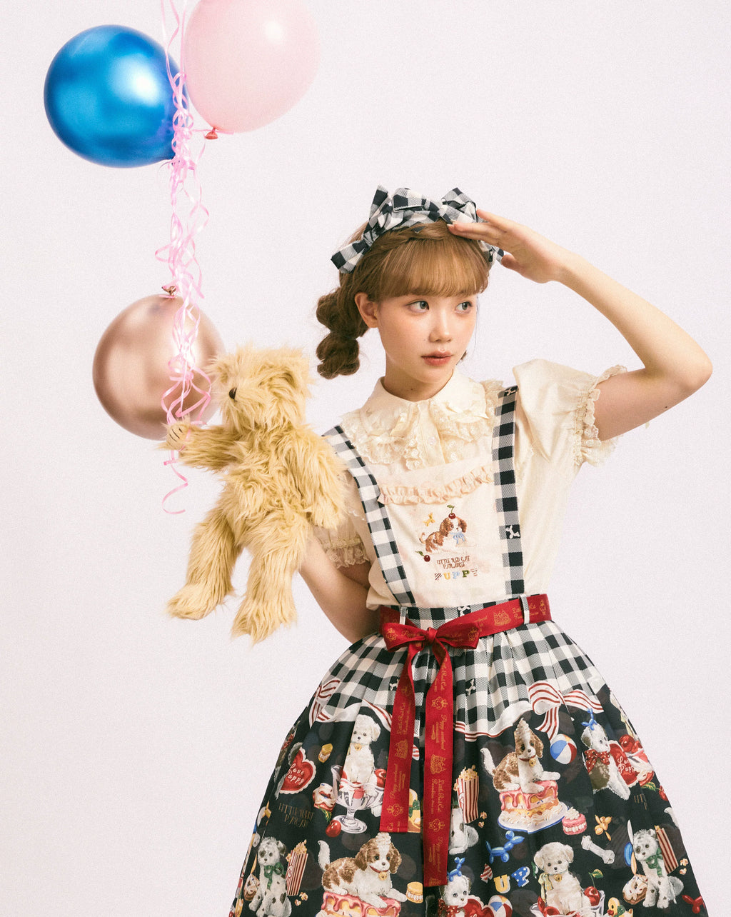 Puppy Patissier 2wayサロペットスカート
