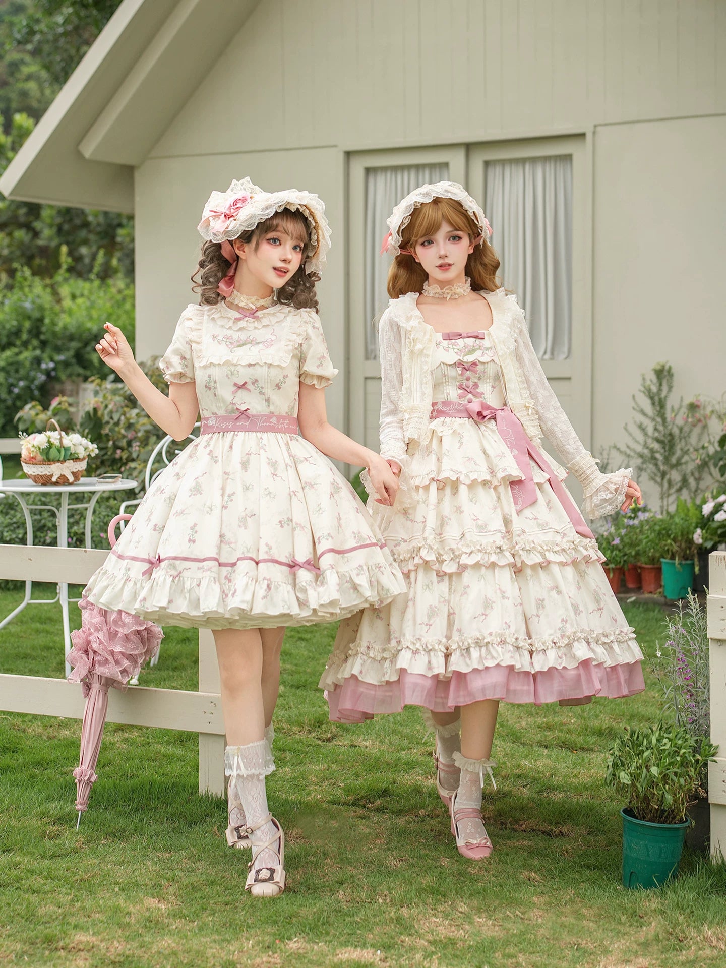風鈴花の夢 半袖ワンピース