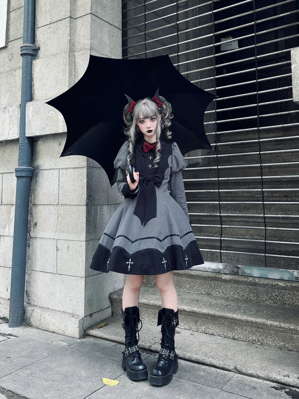 【受注予約6/29まで】Vampire Girl 蝙蝠ワンピース