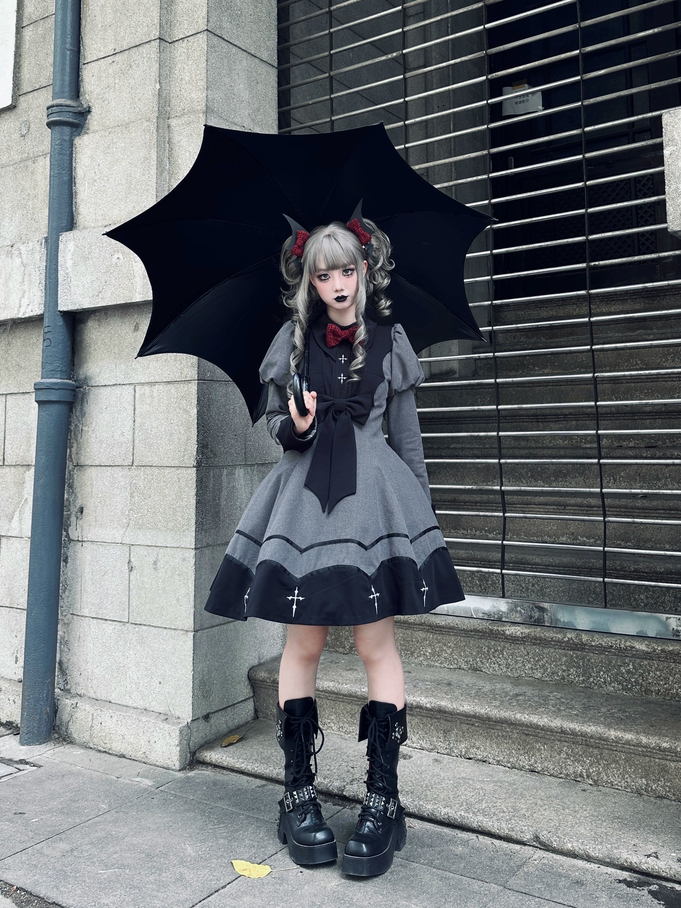 【受注予約6/29まで】Vampire Girl 蝙蝠ワンピース