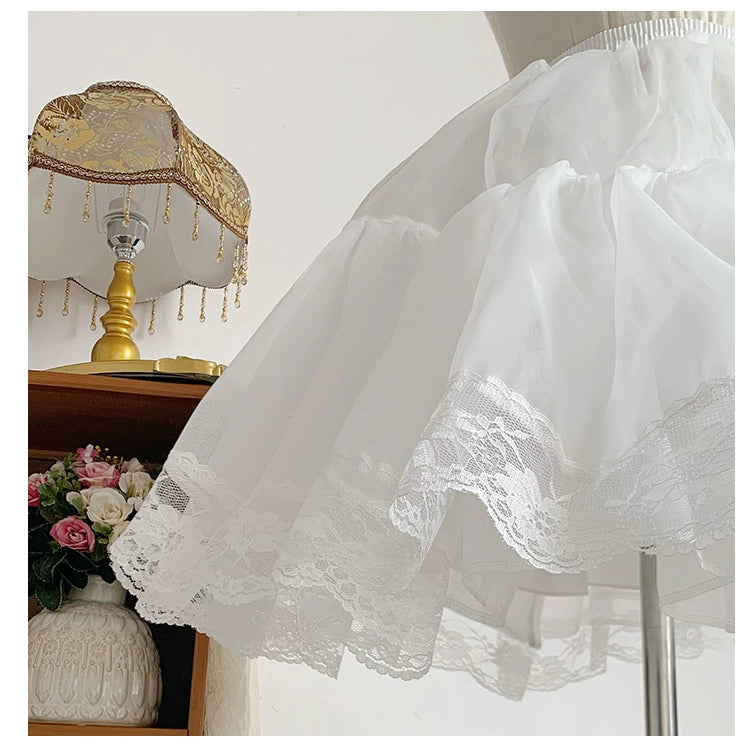 ふんわりレースパニエ50cm