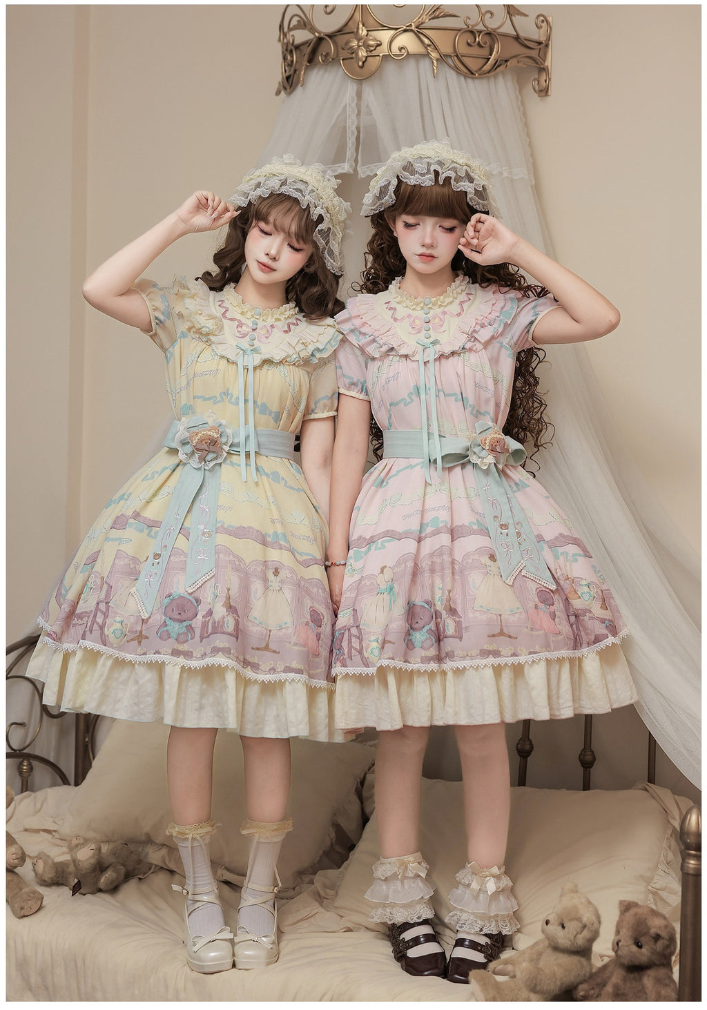 ブラウンドールベア 3wayワンピースセット