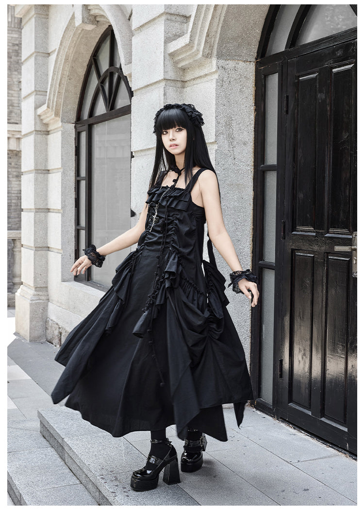 薔薇の棘 ルーズジャンパースカート 3点セット