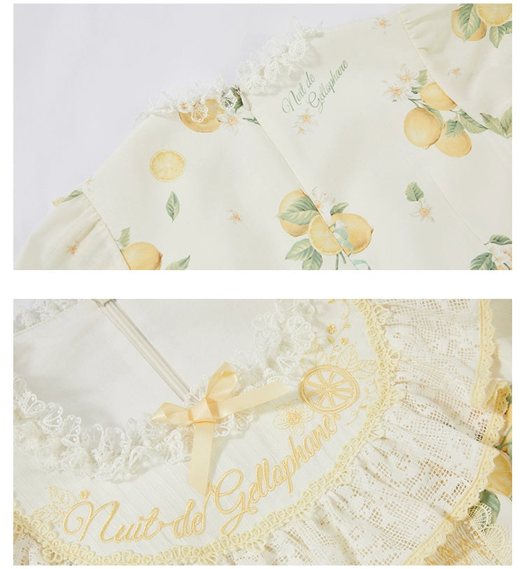 【受注予約7/16まで】Limone Town カントリー風ワンピース