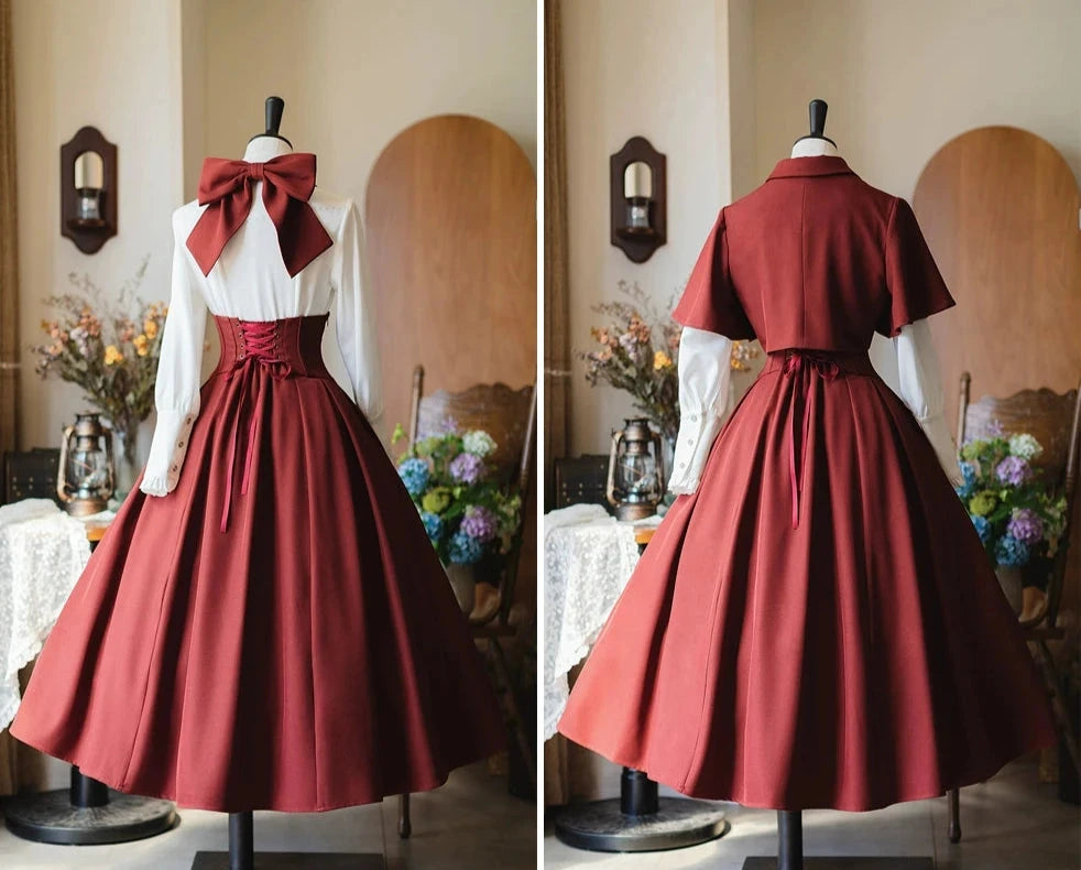 [Pre-order] Forest Carol Jumper Skirt, Long Length