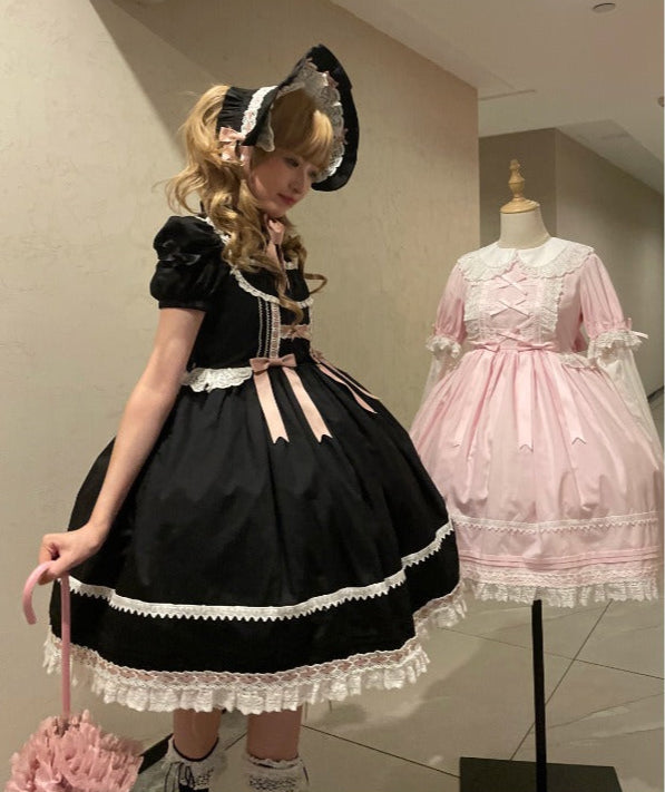 【受注予約5/21まで】Laura's Doll ハイウエストジャンパースカート・全3色