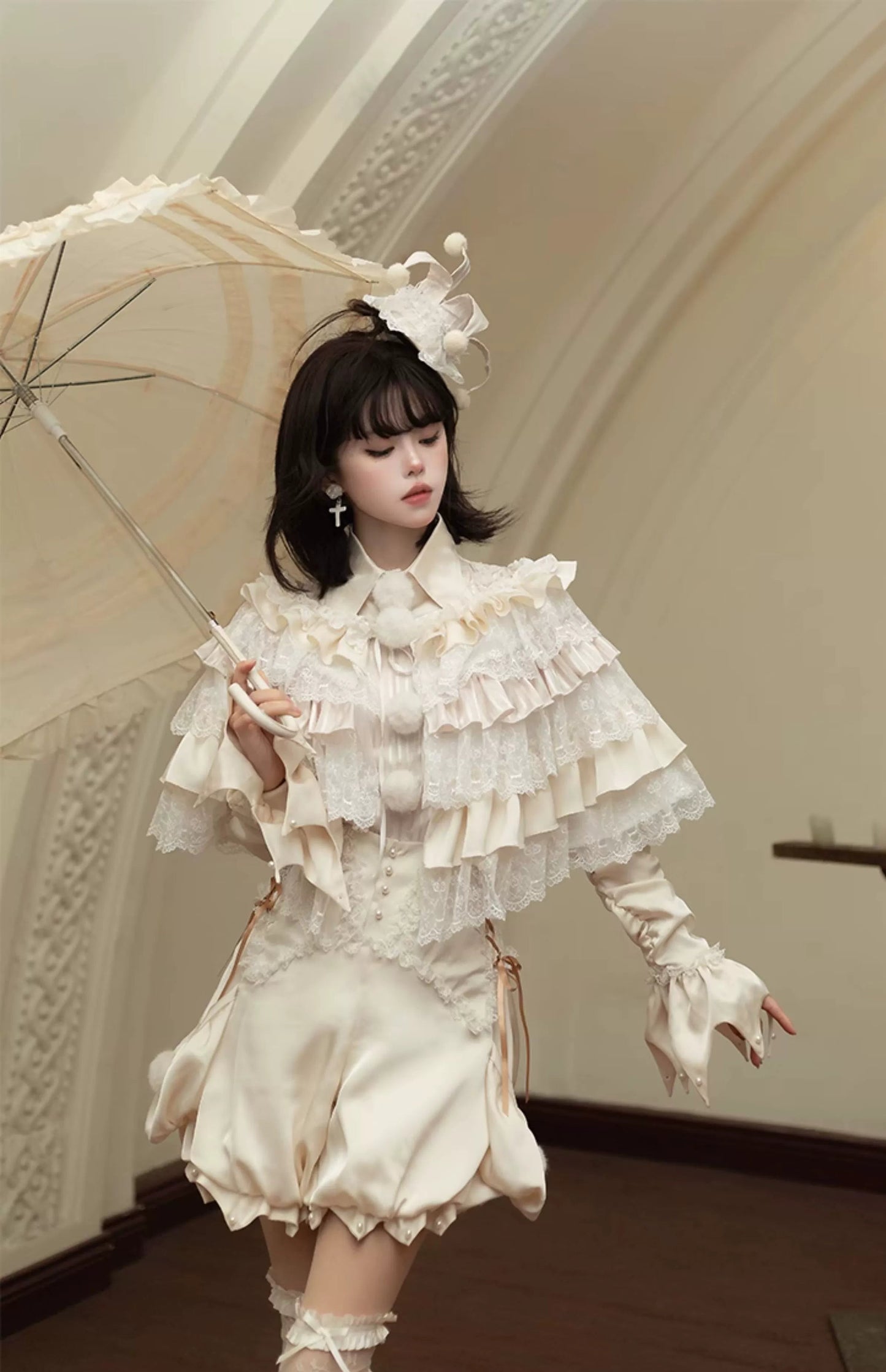 【受注予約5/28まで】Clown Party ショール兼オーバースカート・ハット