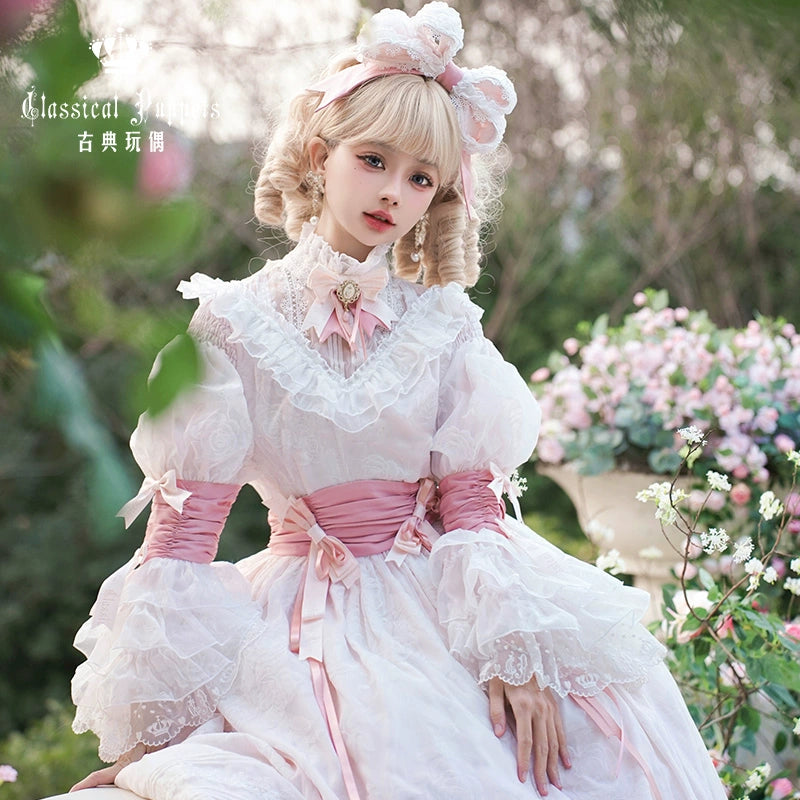 [Sales period ended] Girl doll 16th girl rose and lily dress