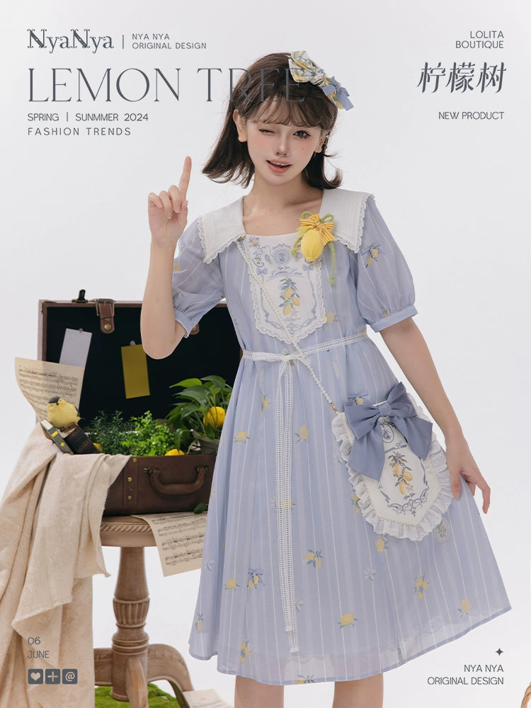 [Sales period ended] Lemon Tree Sailor Collar Dress