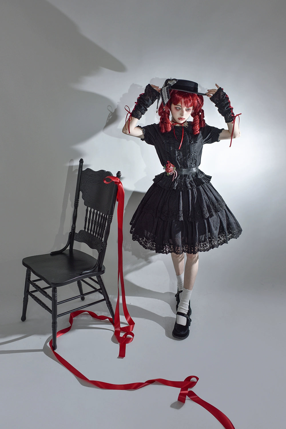 [Pre-order] Forest Rondo Lace Layer Skirt, 2-layer type