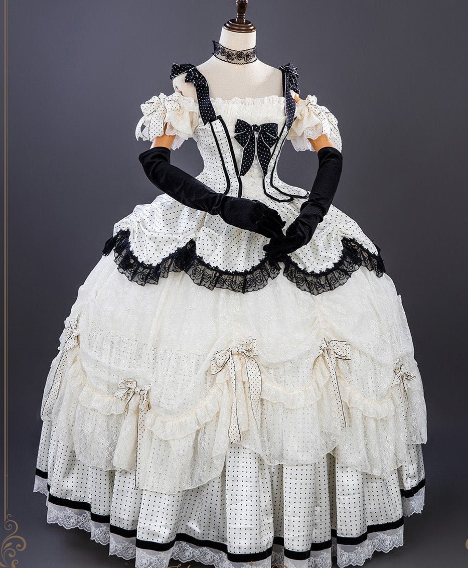 【受注予約11/23まで】The Nightingale of Paris モノトーンドレス・エレガントタイプ