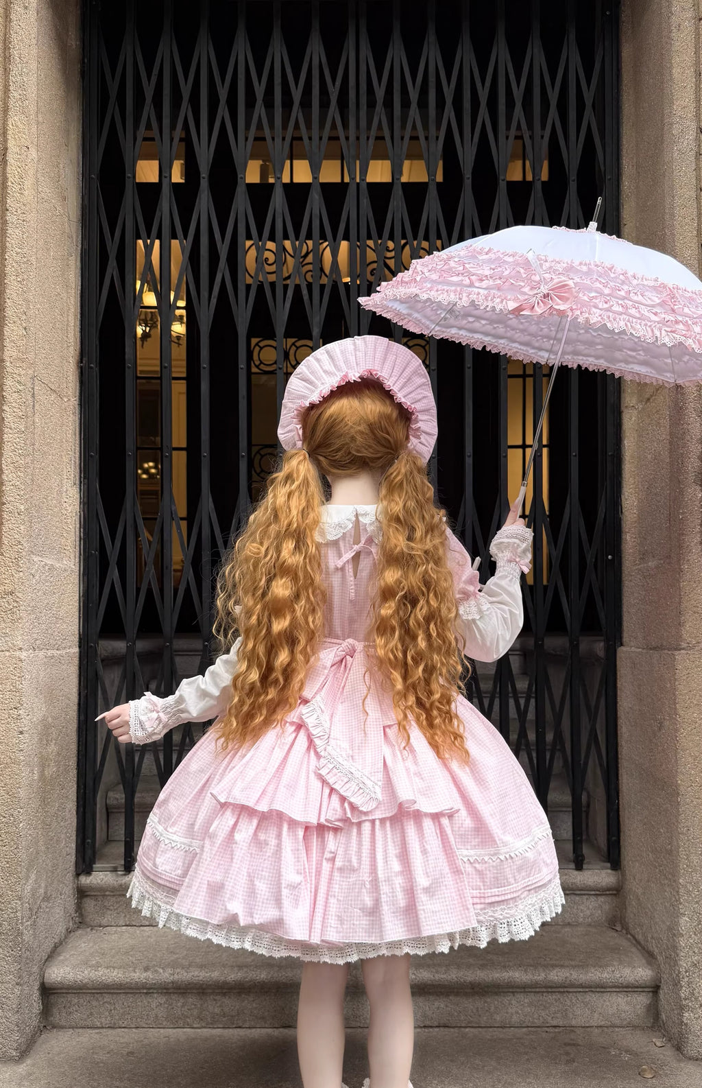 【受注予約5/21まで】Laura's Doll 付け袖付ワンピース・全5色