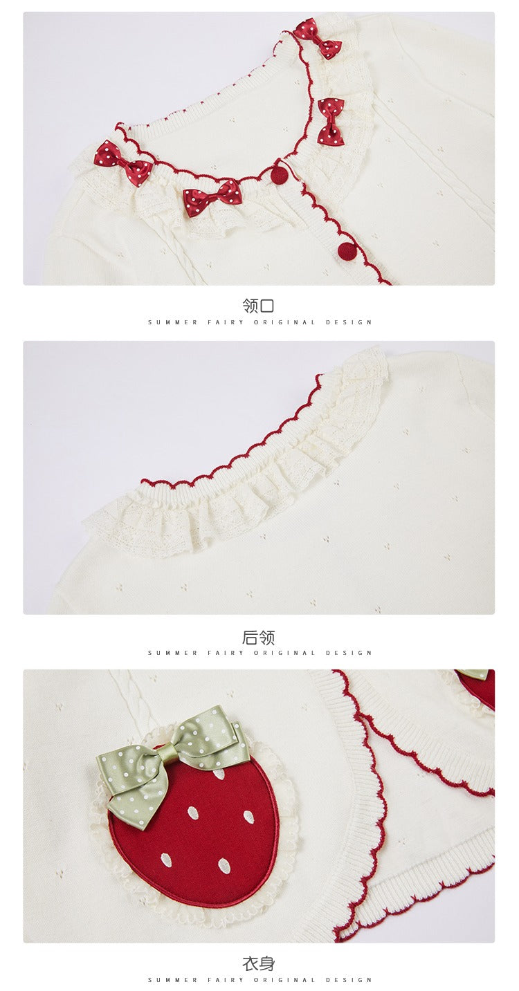 [Pre-orders available until 2/10] Swing Strawberry Angel Cardigan