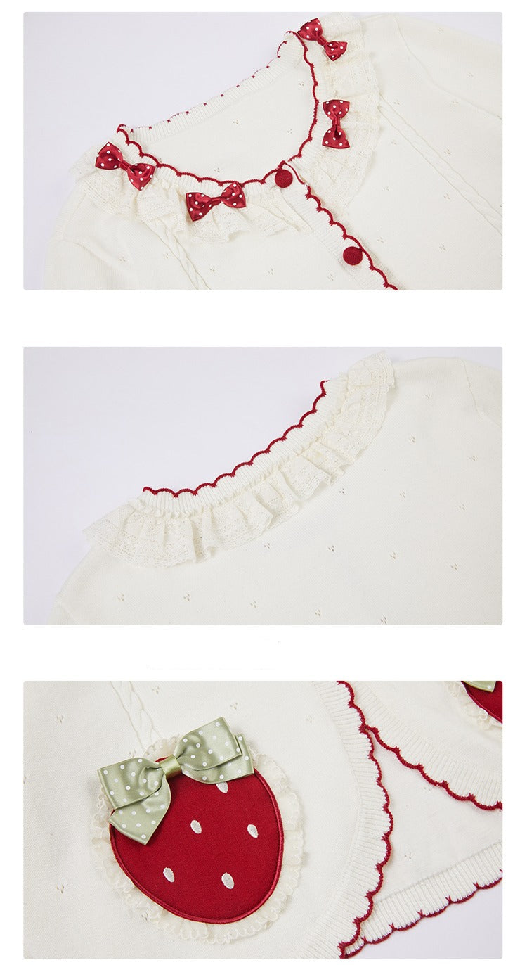 [Pre-orders available until 2/10] Swing Strawberry Angel Cardigan