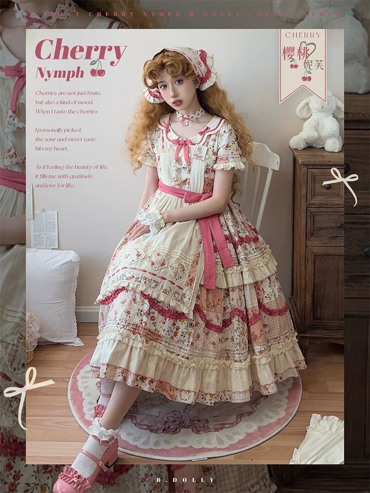 Cherry Nympf Frill Dress