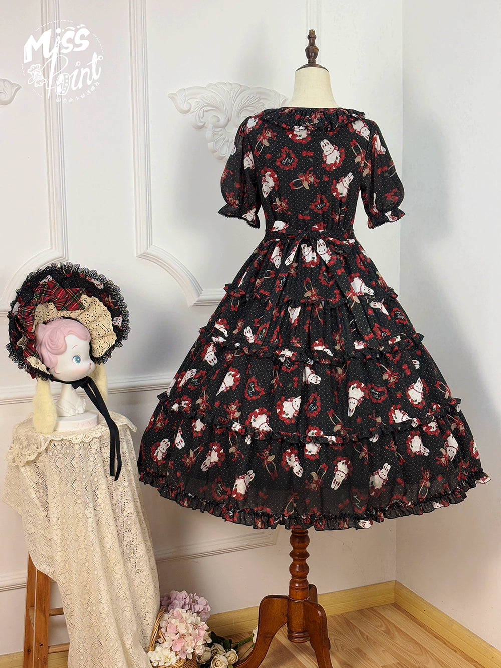 【予約販売】Sweet Berry Rabbit 半袖ワンピース