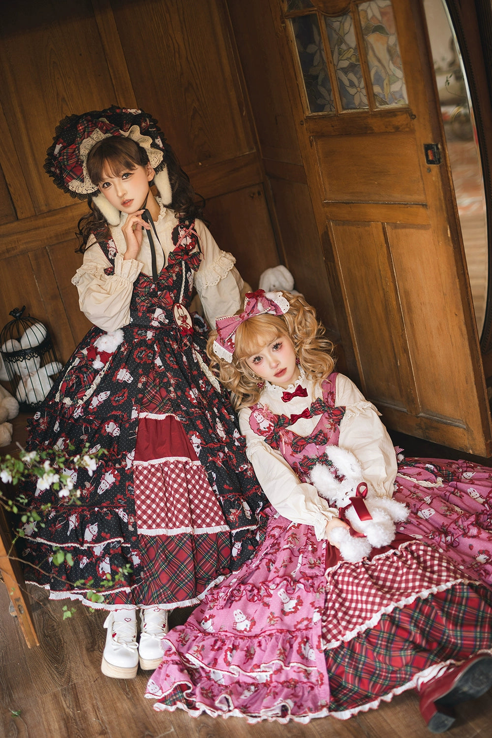 【予約販売】Sweet Berry Rabbit ジャンパースカート