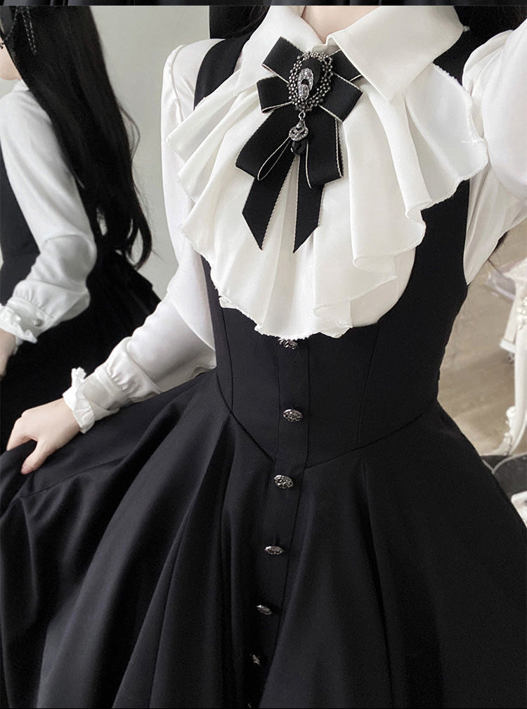 【受注予約11/26まで】Poem of the Dark Night ジャボタイブラウス・単品