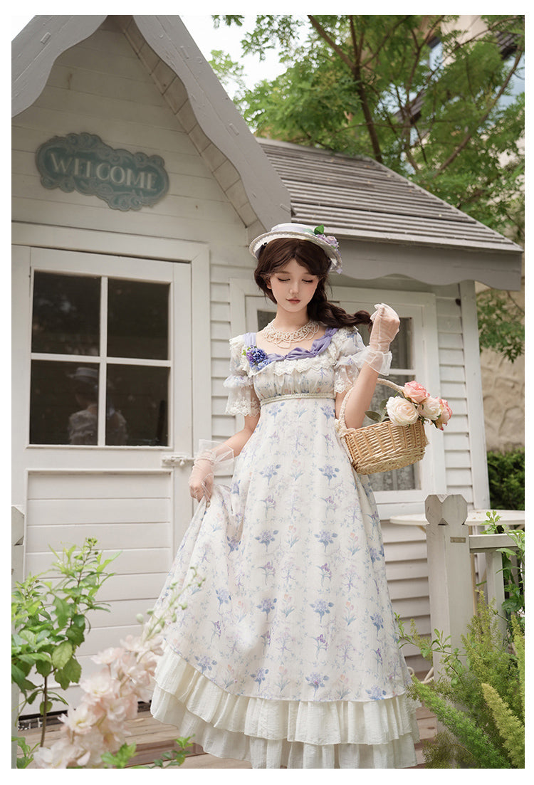 【予約販売】Iris Bouquet ハイウエストワンピースセット