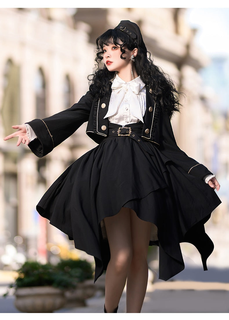 [Pre-order] Tomorrow's Pledge Uniform-style strap skirt setup