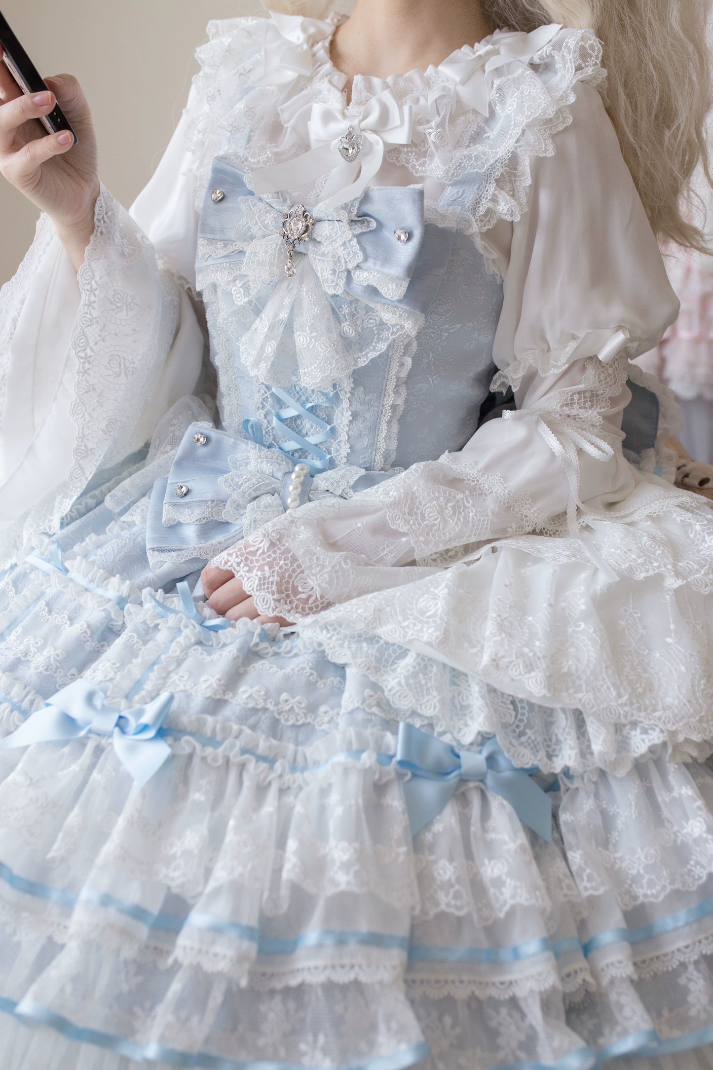 Wishing Star ドール風姫袖ブラウス