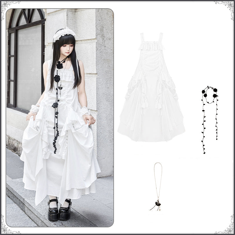 薔薇の棘 ルーズジャンパースカート 3点セット