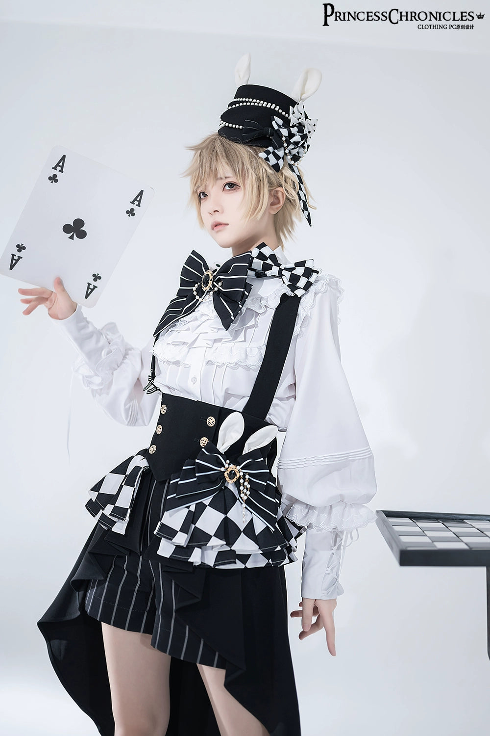 [Pre-order] Rabbit Theater Checkerboard Corset Vest