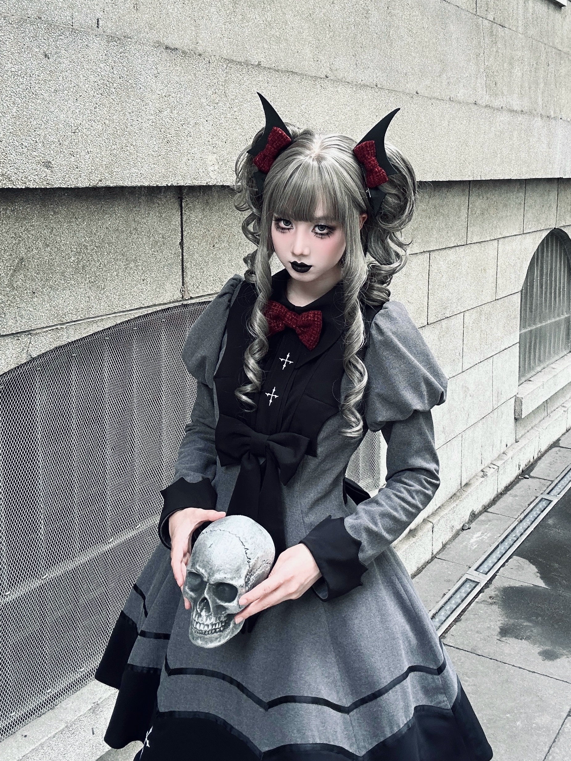 【受注予約6/29まで】Vampire Girl 蝙蝠ワンピース
