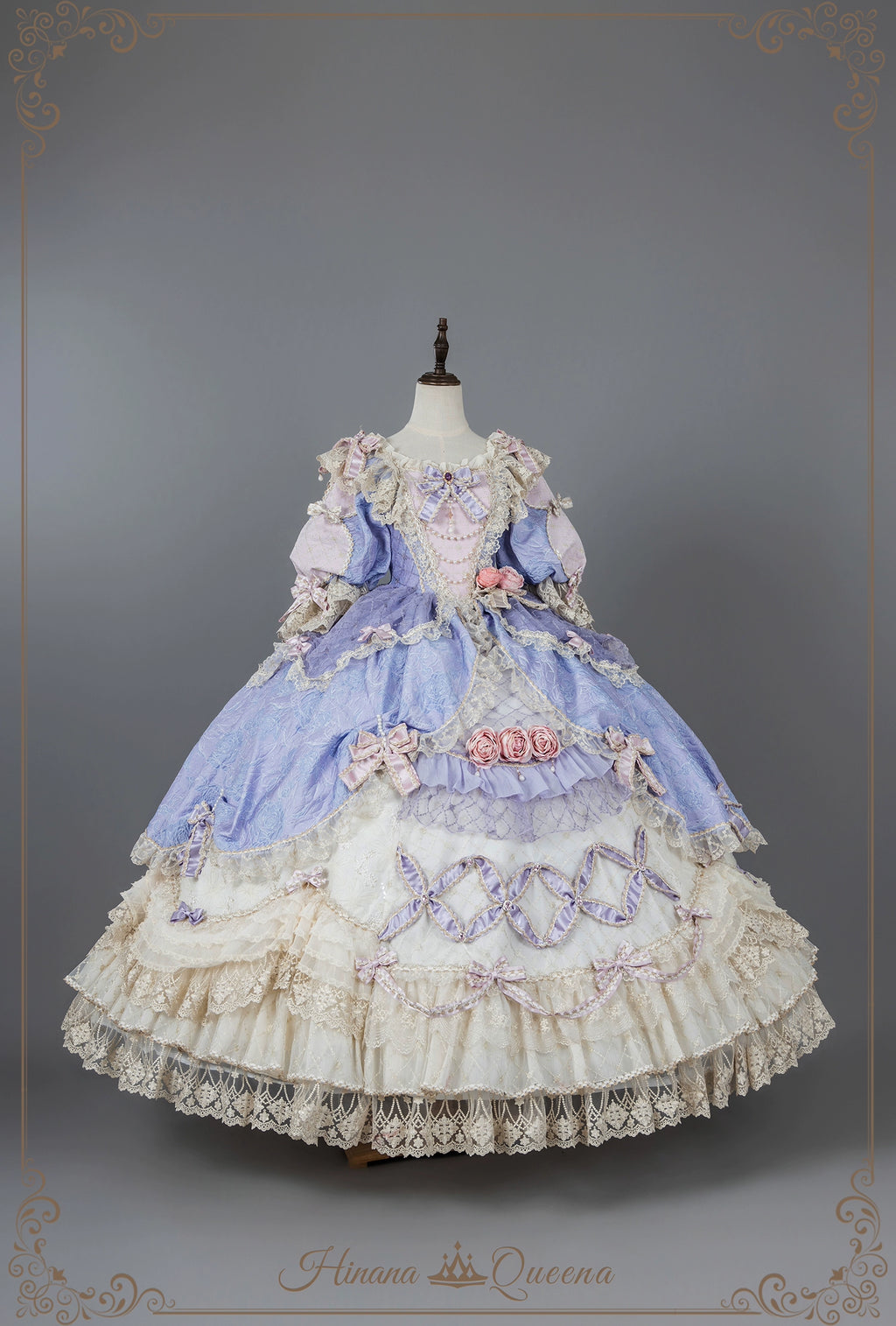 【受注予約6/26まで】Mirror Snow White プリンセスロングドレス・パープル